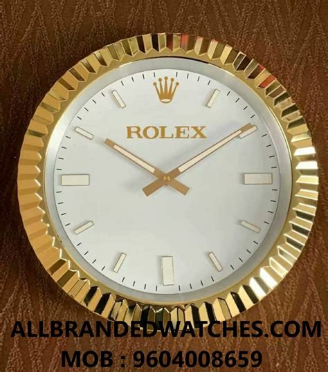 clockwise rolex|original Rolex wall clock.